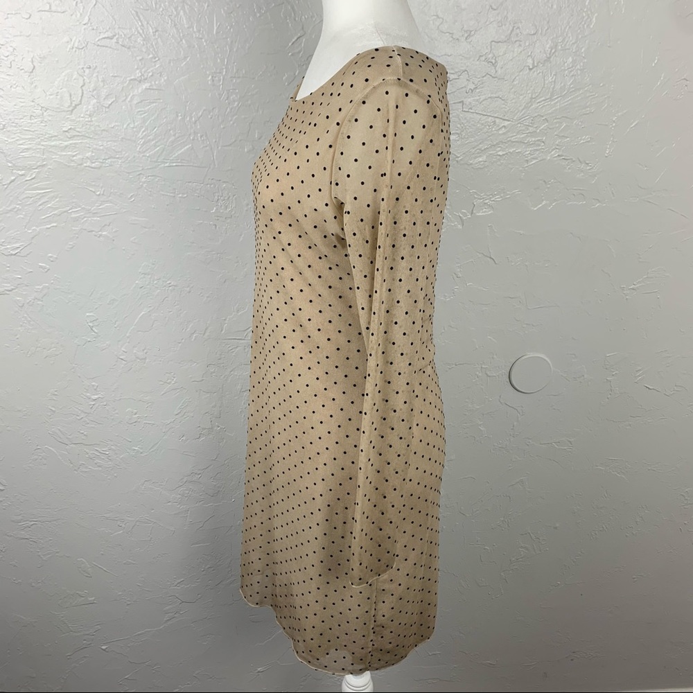 Malica long sleeve polka dot dress, made in Italy - Picture 6 of 10